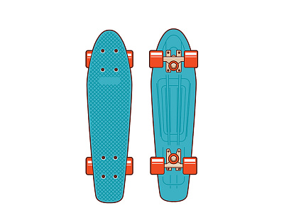 Skate 02 illustration skateboard sport