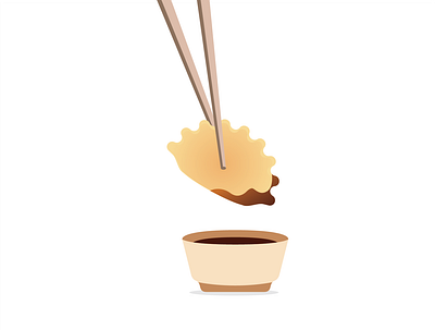 Dumplings adobe design dumplings food graphic design icon icons illustration illustrator inspiration