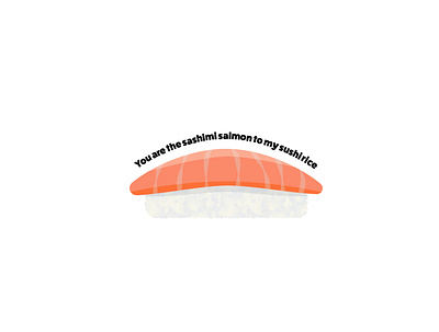 Salmon quote 2d food icon icons illustration illustrator minimal quote salmon sushi