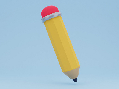3D icon for free - Pencil 3d blender icon icons interface pencil web webdesign