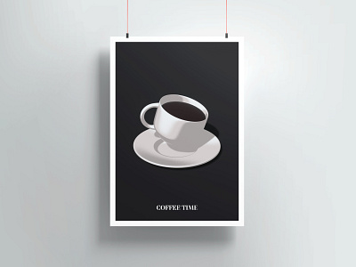 COFFEE - Stylized shader 3d blender coffee poster render stylized