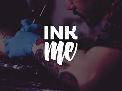 Inkme side project branding ink logo tattoo