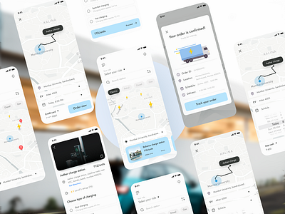 Fuel Delivery App for EVs app application design design figmadesign interface mobile ui ui designer uiinspirations uiux user interface