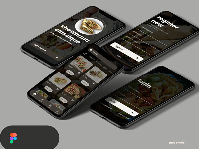 shawarma classique app branding design figmadesign product design ui uiuxdesign ux