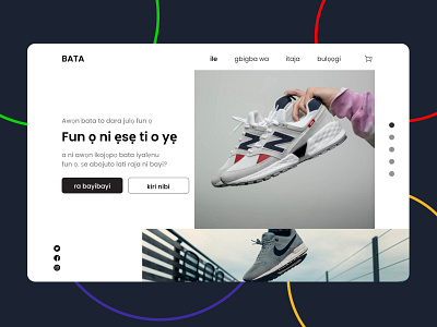 BATA eCommerce website design design designs figmadesign landingpage product design ui ux