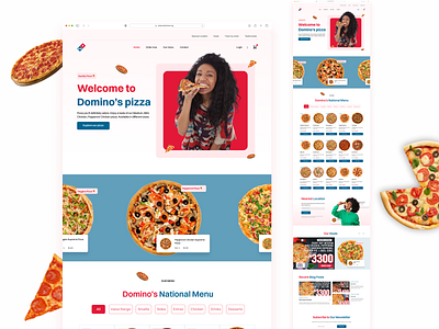 Domino's Pizza Redesign app design designs figmadesign ui ux