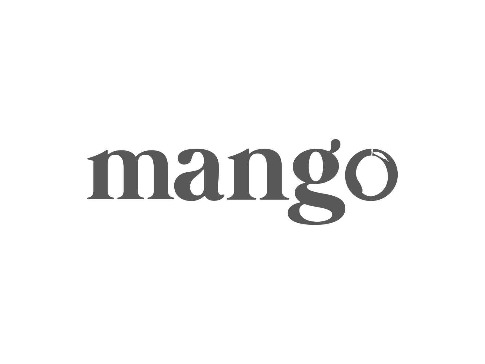 Mango island logo design Royalty Free Vector Image