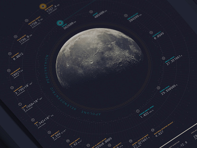 Moon Infographic | Detail