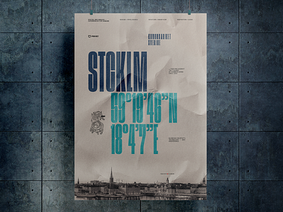 poster STCKLM design graphicdesign poster print typography