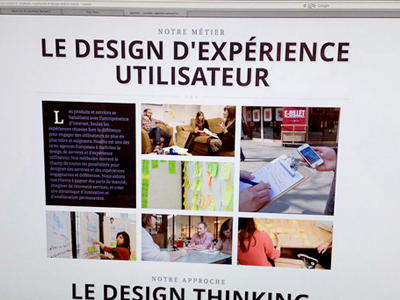 What we do : user experience design responsive