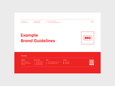 Branding Guideline Template for Affinity Publisher a4 affinity designer affinity publisher branding brochure design illustration layout logo typography vector