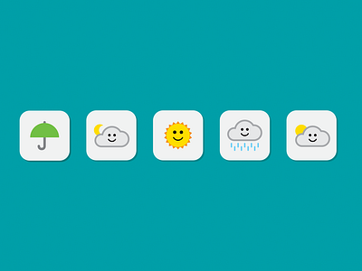 Weather icons