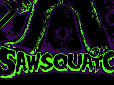 Sawsquatch illustration
