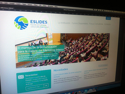Home page for ESLIDES