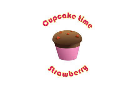 Cupcake time logo art branding design grafica icon illustration illustrator logo design ui vector