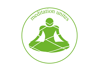 meditation unites art design designer grafica icon illustration illustrator logo ui vector