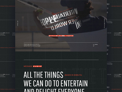 Yakudo , INC | corprait site app black branding corprait design japan japanese noise orange sports typography