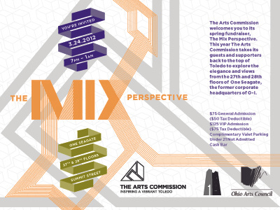 The Mix Perspective design event invitation perspective the arts commission
