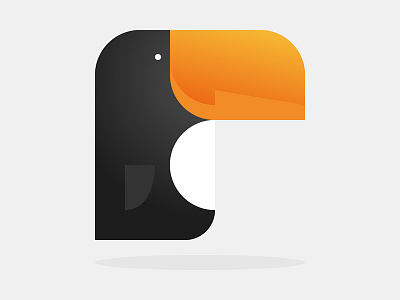And another bird abstract bird illustration shapes toucan