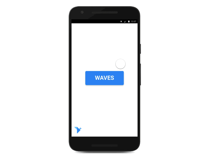 Ink Ripples android material design origami studio resource ripple