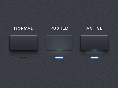 Button States active button interface iphone states ui