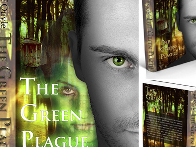 The Green Plague Book Cover book book cover cover gray green janine