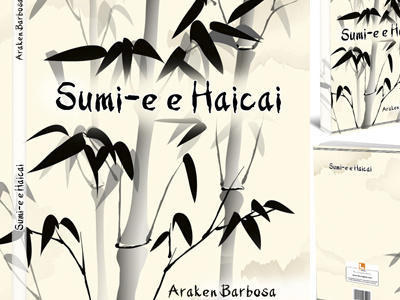 Sumi-e e Haicai Book Cover bamboo book book cover haicai