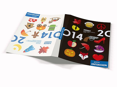 Reversible cover 2014 arena verlag icons illustration kids book throwback