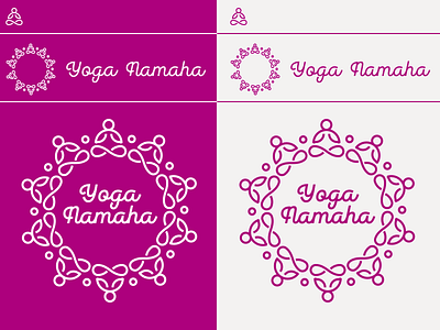 Logo overview favicon logo design yoga