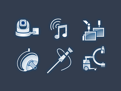 Maquet icons throwback — Icon set design glossy icon design icons medical medical app medicine system design