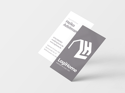 Logihome — Print Media branding buisness card corporate design logo smart home smarthome