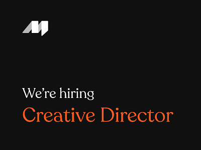 We're Hiring Creative Director creative director hire hiring