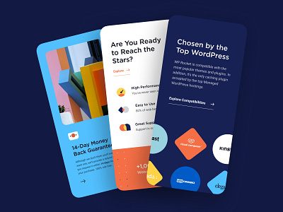 WP Rocket Mobile by Barthelemy Chalvet for Bruno. on Dribbble