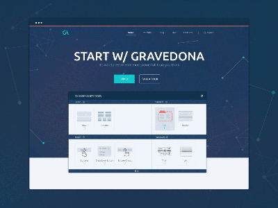 Gravedona agence animation envato landing me theme themeforest ui ux wordpress