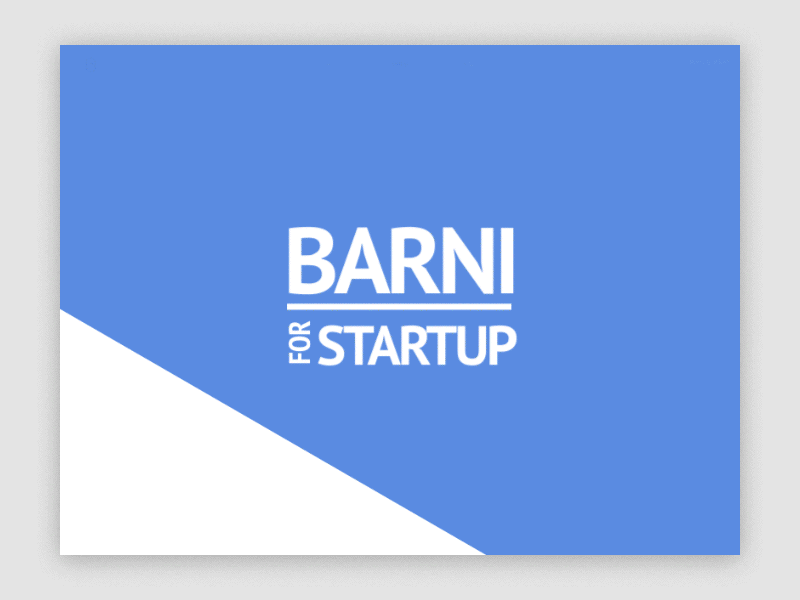 Barni For Startup agency animation barni market me resources startup template uikit wireframe