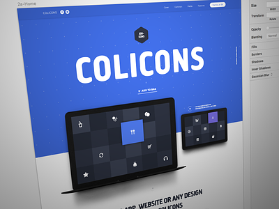 Colicons buy cloisons icons landing market me product resources ui ux
