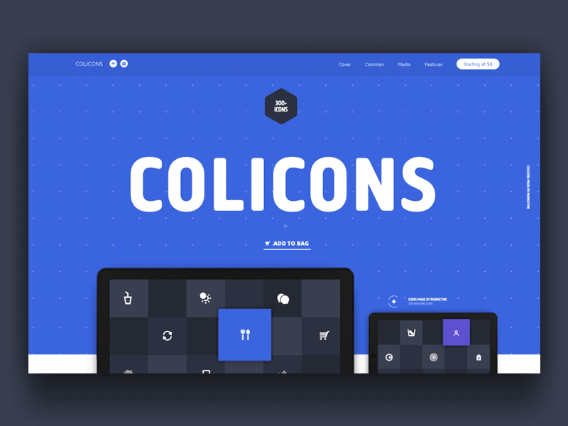 Colicons buy cloisons icons landing market me product resources ui ux