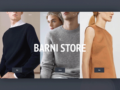 Barni Eshop Motion animation barni commerce free market online psd ressources shop sketch ui ui kit