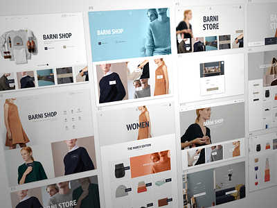 Barni Free Sample animation barni commerce free market online psd ressources shop sketch ui ui kit