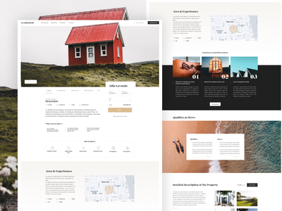 LeCollectionist agency booking case collectionist experiences home houses study travel ui ux