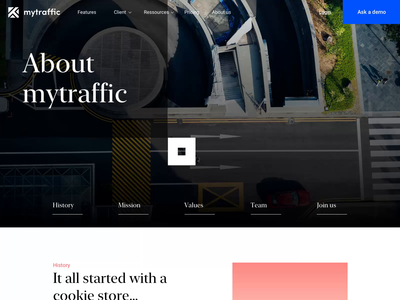 About Mytraffic agency animation brand brand identity branding me motion ui ux website