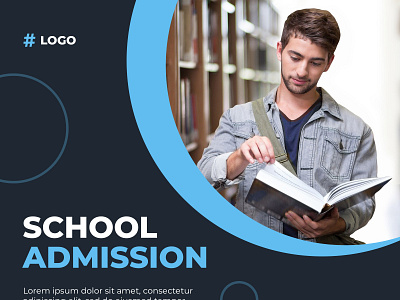 School Admission Social Media Post Template instagram post instagram post design instagram post ideas instagram post template post design post template