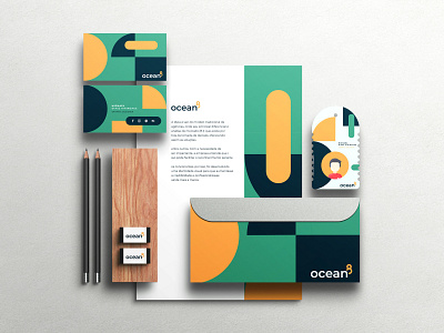 ocean8 Brand Design Project brand design branding design illustration logo ocean8 vector