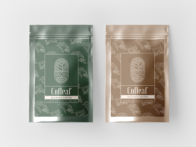 COFLEAF BLENDED COFFEE PACKAGING DESIGN PROJECT branding design graphic design illustration instagram post logo motion graphics vector