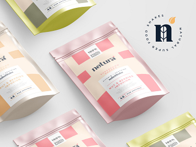 Netura Superfood Shake Package Design Project