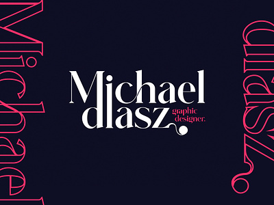 Michael Diasz Personal Brand Identity Design brand branding graphic designer logo logo logo design logo identity michael diasz personal brand personal branding personal logo