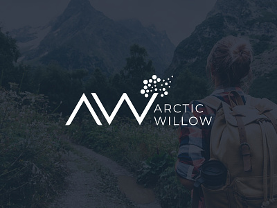 Artic Willow Logo Design Project branding design illustration instagram post logo ui vector