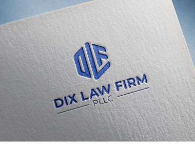 Dix Law Firm Logo Design Project branding design illustration instagram post logo packaging ui ux vector