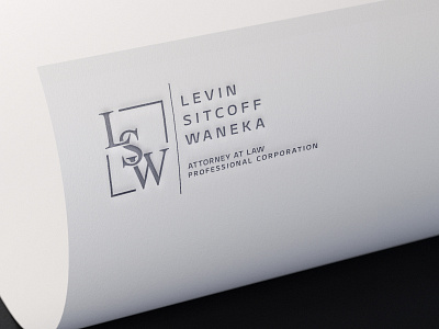 Levin Sitcoff Waneka Logo Design Project