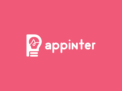 appinter - educational logo app branding design educational graphic design illustration logo smart typography vector